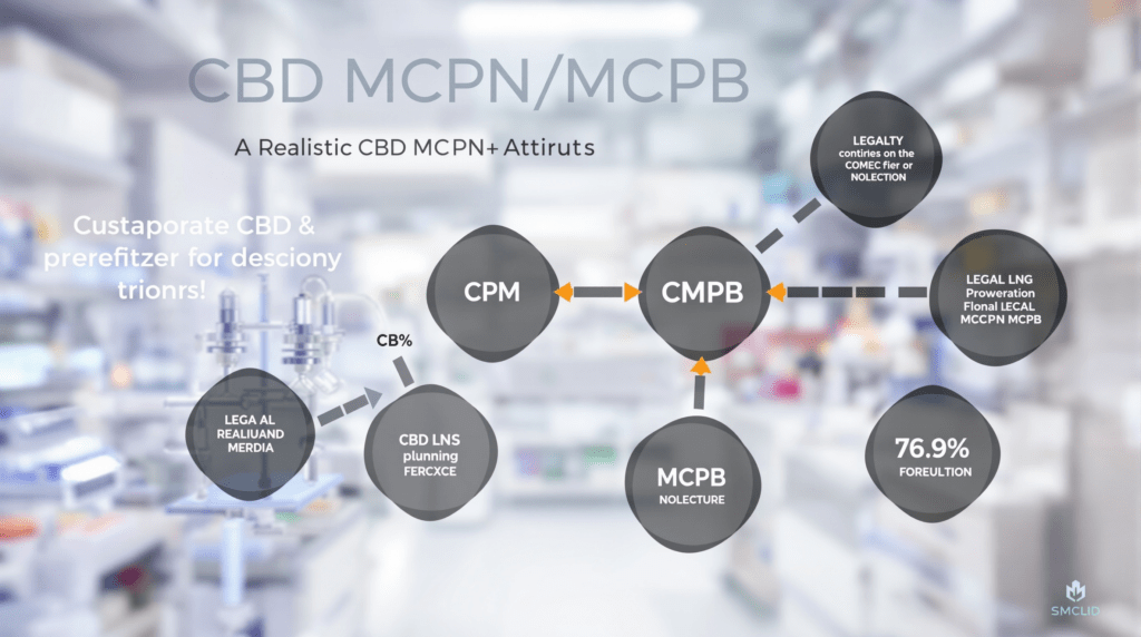diagramme d'un produit cbd mcp / mcp