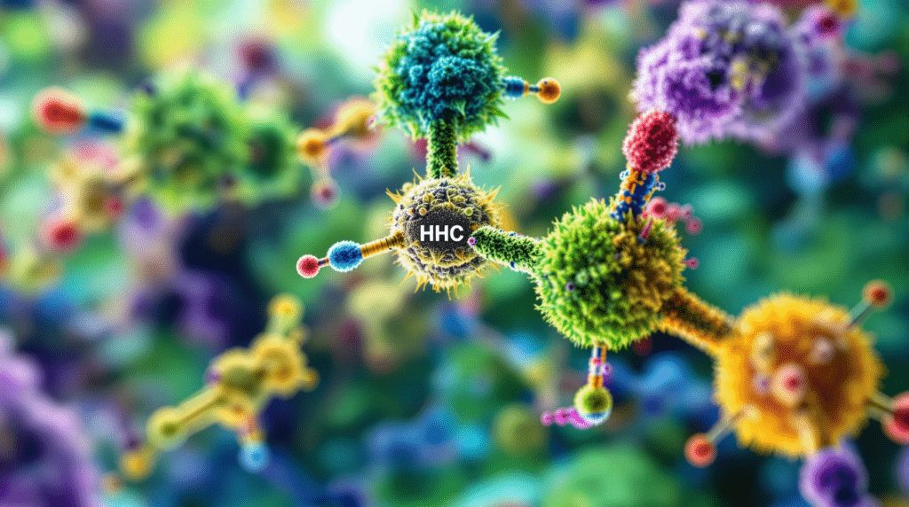 un gros plan d'un groupe de cellules de couleurs différentes