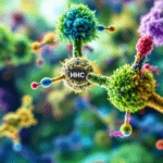 un gros plan d'un groupe de cellules de couleurs différentes