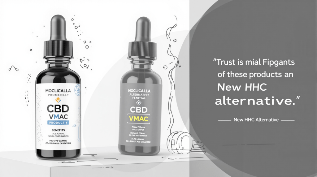 une bouteille de cbd vape à côté d'une bouteille de cbd vape