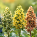 un groupe de fleurs de couleurs différentes dans un jardin