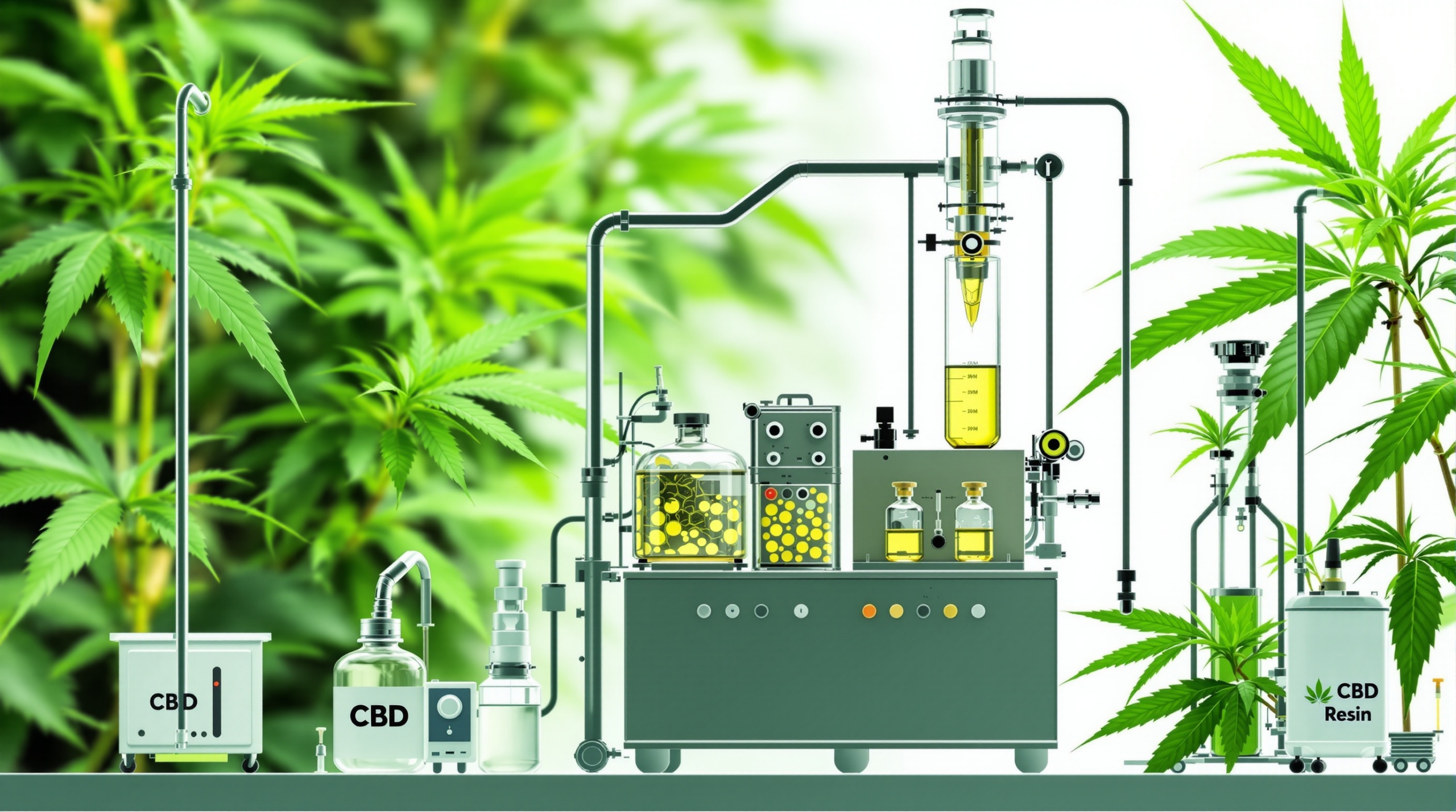 Fabrication résine CBD : Processus et méthodes d&rsquo;extraction